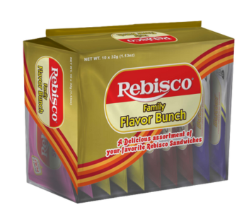 Rebisco Assorted Cracker Sandwiches 10x32Gm