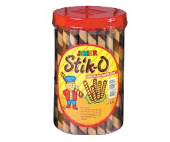 Stik-O Chocolate Wafer Stick 380Gm