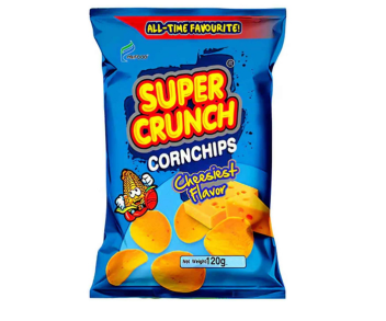 Super Crunch Cheese Corn Chips 120Gm