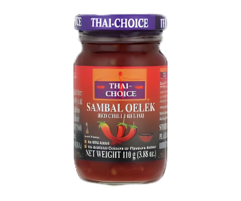 Thai-Choice Sambal Oelek Red Chili Relish 110Gm