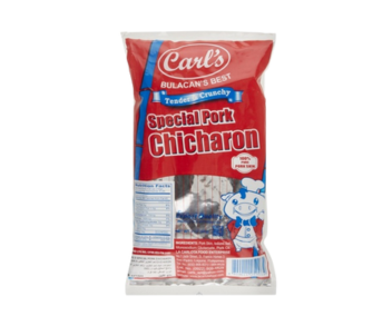 Carl's Pork Chicharon Backfat Original 150Gm