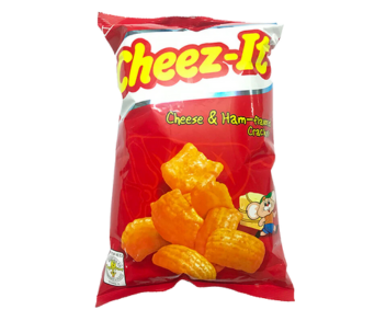 Nutri Snack Cheez-It Crackers Cheese & Ham Flavour Contains Pork 95Gm