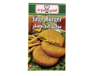 Al Kabeer Frozen Veggie Burgers 227Gm