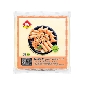 KG Pastry Kulit Popiah Plain Spring Roll Wrapper 500Gm