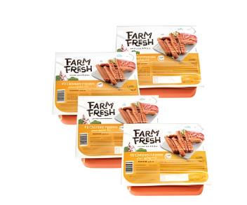 Farm Fresh Frozen Smoked Chicken Franks (4 Packs) 4x340Gm