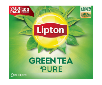 Lipton Pure Green Tea Bags (Value Pack)100 Tea Bags