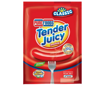 Phl Purefood Hotdog Regular (Frozen) 500Gm