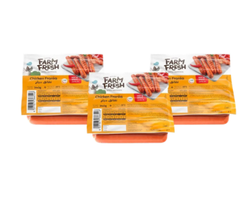 Farm Fresh Hot & Spicy Chicken Franks 3x340Gm