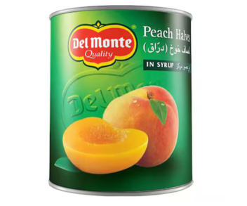 Delmonte Peach Halves In Heavy Syrup 825Gm