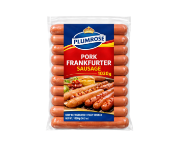 Plumrose Pork Frankfurter Sausage 1030Gm