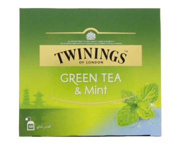 Twinings Green Tea Mint 50's