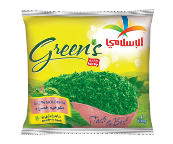 Al Islami Green's Frozen Green Molokhia 400Gm