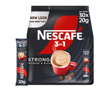 Nescafé 3in1 Strong Intense & Rich Instant 30 x 20Gm