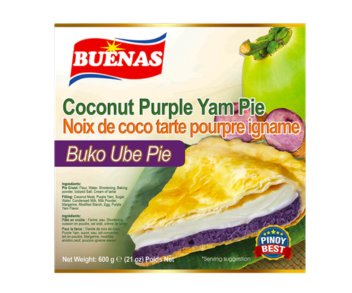 Buenas Buko Ube Pie 600Gm