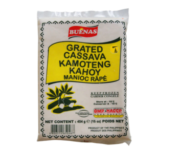 Buenas Frozen Grated Cassava 454Gm