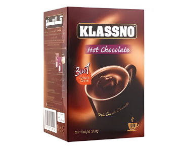 Klassno Instant Hot Chocolate Sachets 10 x 25Gm