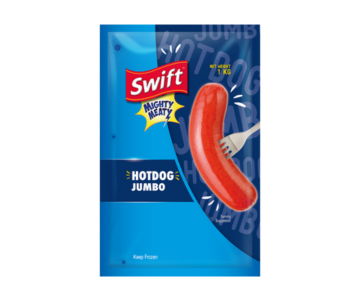 Swift Mighty Meaty Jumbo Hotdog 4.5" 1Kg