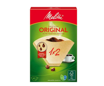 Melitta Original Coffee Filters (1x2) 40 Per Pack