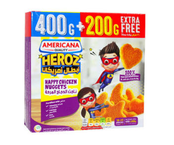 Americana Frozen Happy Chicken Nuggets 400Gm