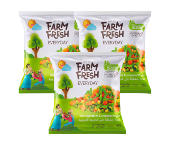 Farm Fresh Everyday Frozen European Style Mix Veg 2 x 400Gm