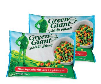 Green Giant Frozen Mixed Vegetables with Corn 2 x 450Gm