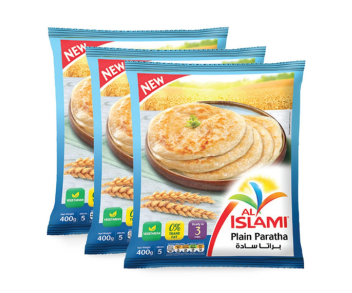 Al Islami Plain Paratha 3 x 400Gm