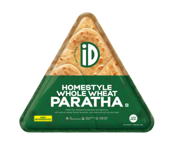 ID Just Heat Ready to Eat Chilled Whole Wheat Paratha 450Gm