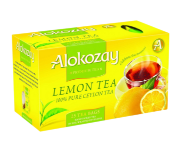 Alokozay 100% Pure Ceylon Lemon Tea 25 Per Pack