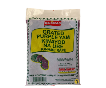 Buenas Frozen Grated Purple Yam 454Gm