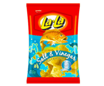 Lala Fish Crackers Salt & Vinegar 50Gm