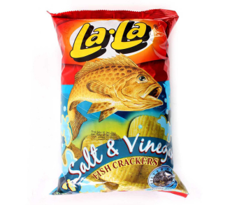 Lala Fish Crackers Salt N Vinegar 100Gm