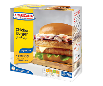 Americana Frozen Original Chicken Burger 1.344Kg