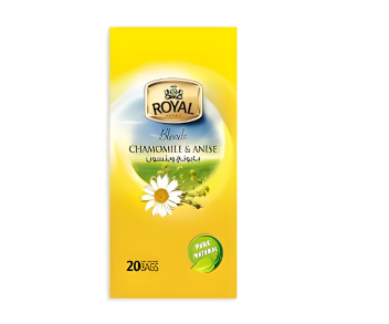 Royal Herbs Blends Chamomile & Anise 25 Per Pack