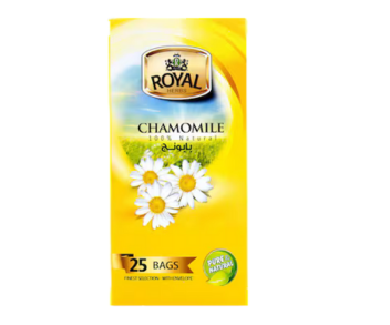 Royal Herbs Chamomile Tea Bags 25 Per Pack