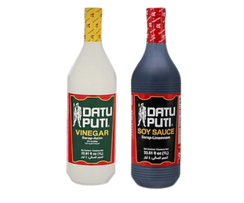 Datu Puti Vinegar+Soy Sauce Offer 2 x 1Ltr
