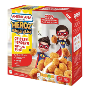Americana Heroz Frozen Chicken Popcorn 400Gm