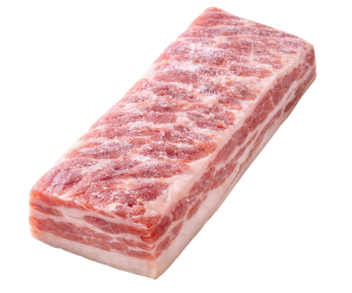 Pork Belly Bone Less Frozen (Less Fat Witthout cut) 1Kg