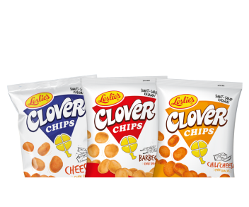 Leslie's Assorted Clover Corn Chips 3 x 55Gm