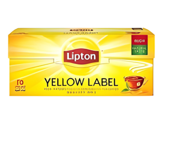 Lipton Yellow Label Black Tea Mint 1x25 Pcs