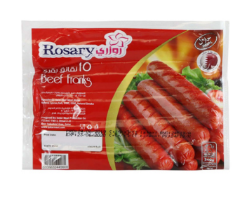 Farm Fresh Frozen Beef Franks - No Artificial Colors340Gm
