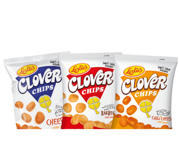 Leslie's Clover Chips Assorted 3 x 85Gm