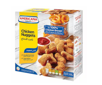 Americana Original Frozen Chicken Nuggets 400Gm