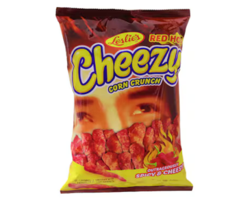 Leslie's Red Hot Spicy & Cheesy Corn 150Gm