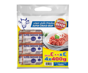 Americana Super Ground Beef (Multipack) 4 x 400Gm