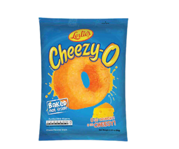 Leslies Cheezy - O Chips 60Gm