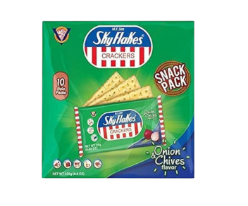 M.Y. San Onion And Chives Flavour Crackers 10 x 25Gm