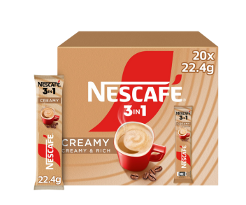 Nescafé 3in1 Creamy Latte Coffee Sticks 20 x 22.4Gm