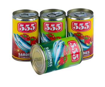 555 Sardines 4Pc Assorted Set Offer 4 x 155Gm
