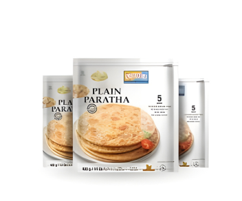 Ashoka Frozen Whole Wheat Plain Paratha 3 x 400Gm