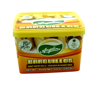 Angelina Sweet Wafer Barquillos 450Gm